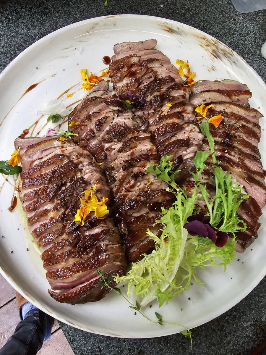 BBQ Black Pepper Crust Duck Breast - BBQ Catering Singapore - Barbeuqe Maison