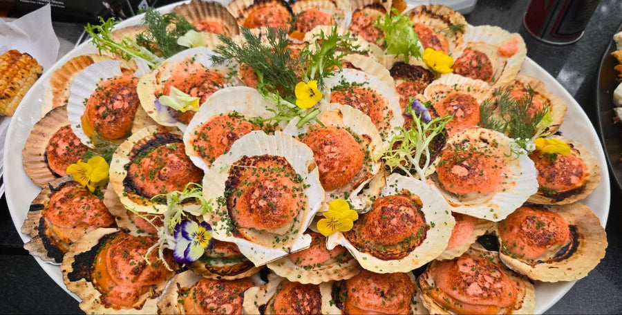 Half Shell Queen Scallop - Barbeque Maison - BBQ Catering Singapore